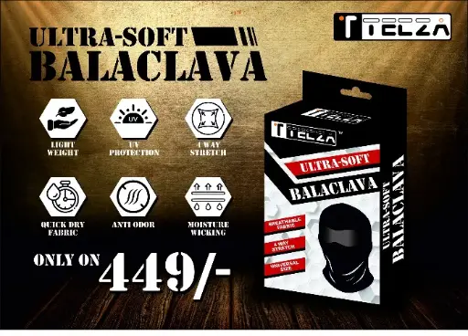 ULTRA SOFT BALACLAVA (ENOY BLACK )